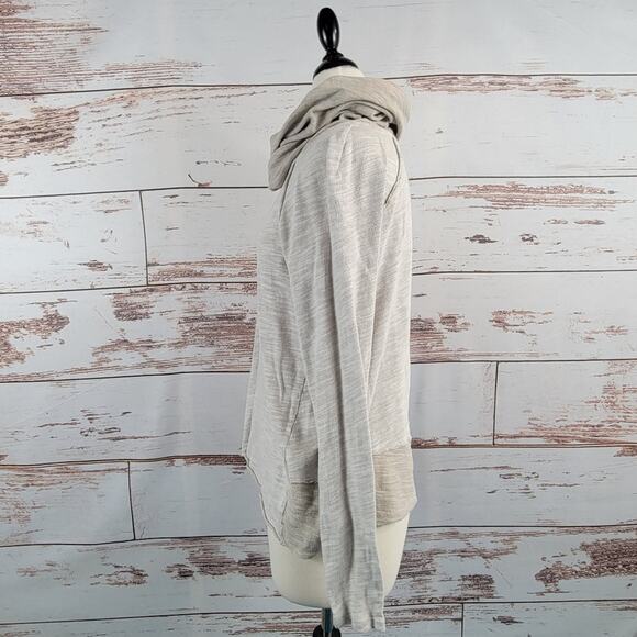 Free People Beach Cocoon Cowl Neck Pullover Sweater Beige Size XS/S - Picture 2 of 7